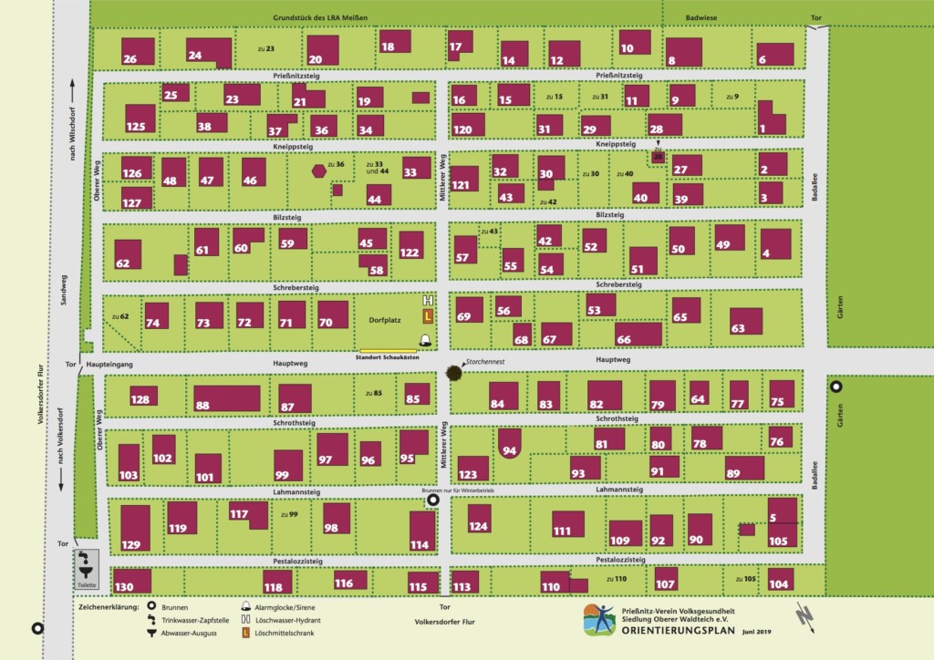 Lageplan Prießnitz-Verein